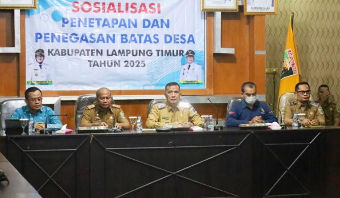 
					Lampung Timur Percepat Penegasan Batas Desa dan Perkuat Program Green Village