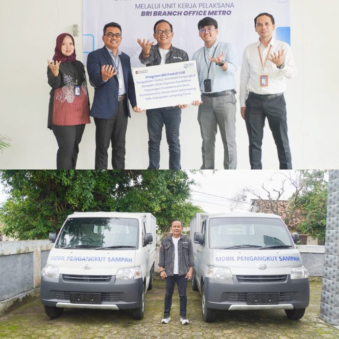 
					BRI Peduli Salurkan Mobil Pengangkut Sampah untuk Yayasan Pendidikan Perjuangan Purwokencono