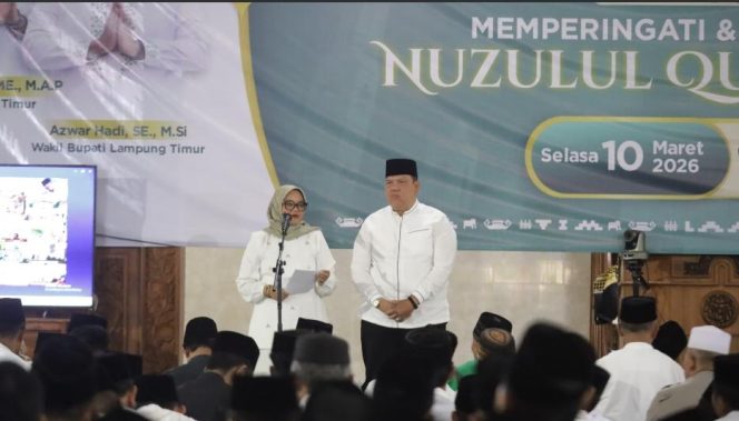 
					Lampung Timur Mengaji, 100 Khataman Al-Qur’an Serentak Warnai Peringatan Nuzulul Qur’an