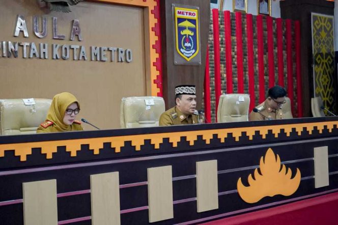 
					Wali Kota Metro Minta OPD Perbaiki Koordinasi, Wakil Wali Kota Kejar Realisasi Program